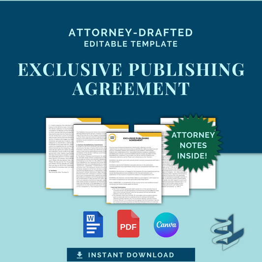 Publishing Agreement - Exclusive