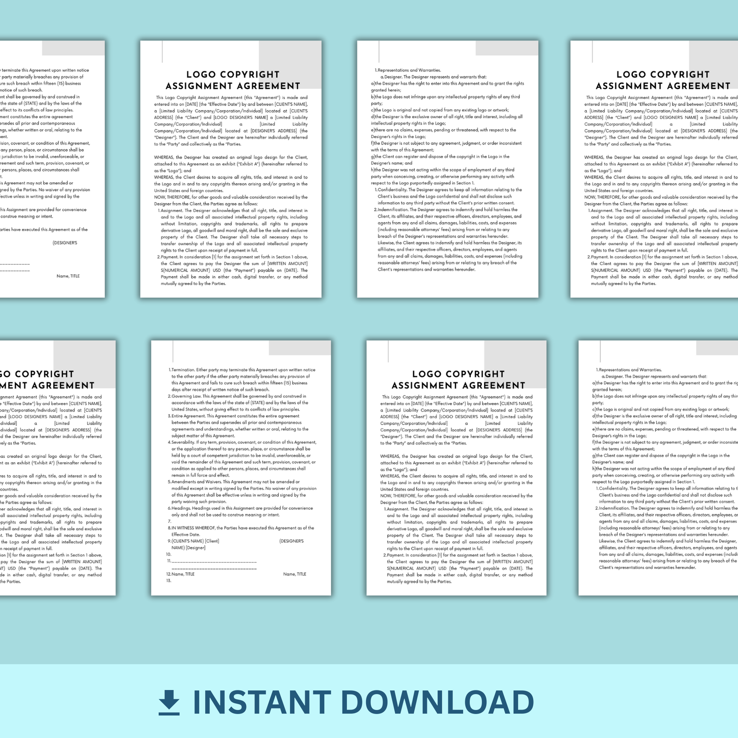 Logo Copyright Assignment Agreement
