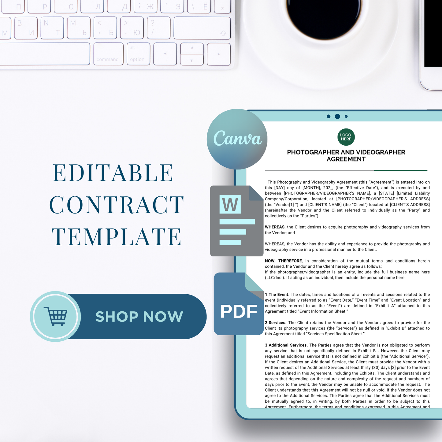 Photographer and Videographer Agreement
