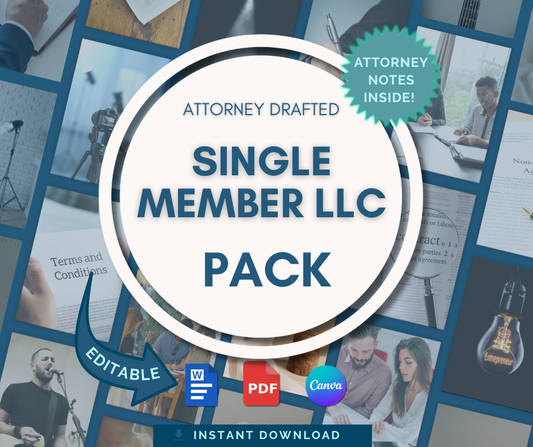 Single Member LLC Pack