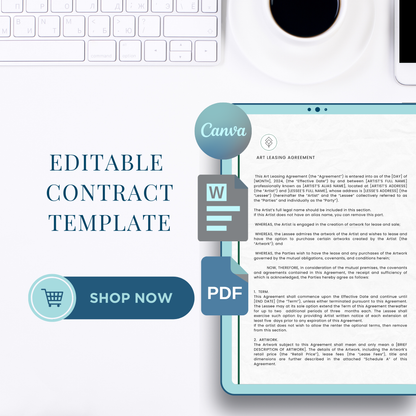 Art Leasing Agreement