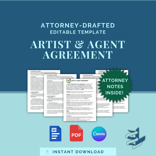 Artist and Agent Agreement - General