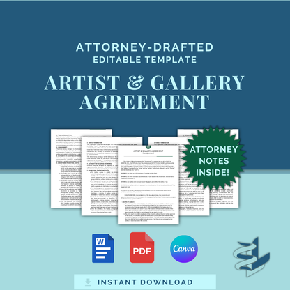 Artist and Gallery Consignment Agreement