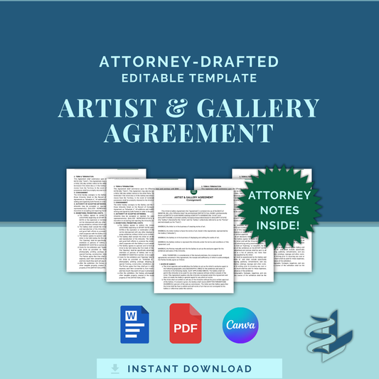 Artist and Gallery Consignment Agreement