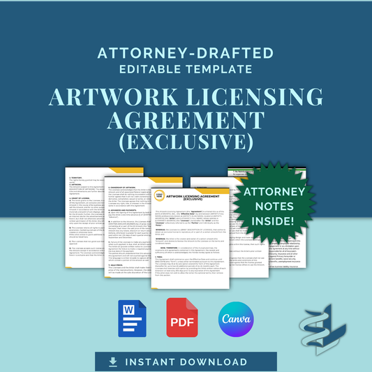Artwork Licensing Agreement - Exclusive
