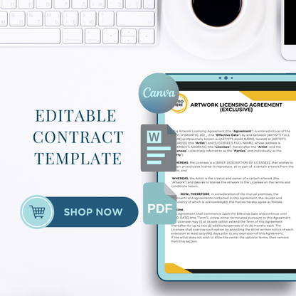 Artwork Licensing Agreement - Non-Exclusive