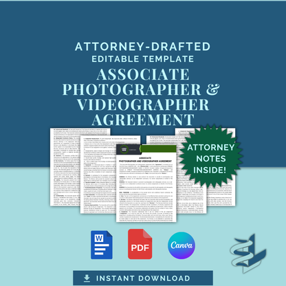 Associate Photographer and Videographer Agreement