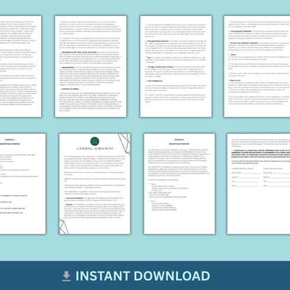 Catering Agreement