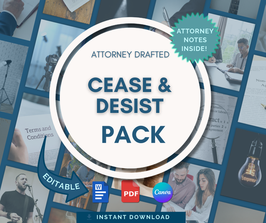 Cease & Desist Pack