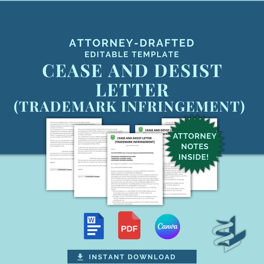 Cease & Desist - Trademark Infringement