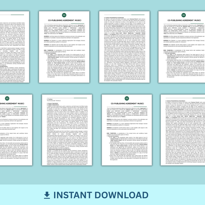 Co-publishing Agreement