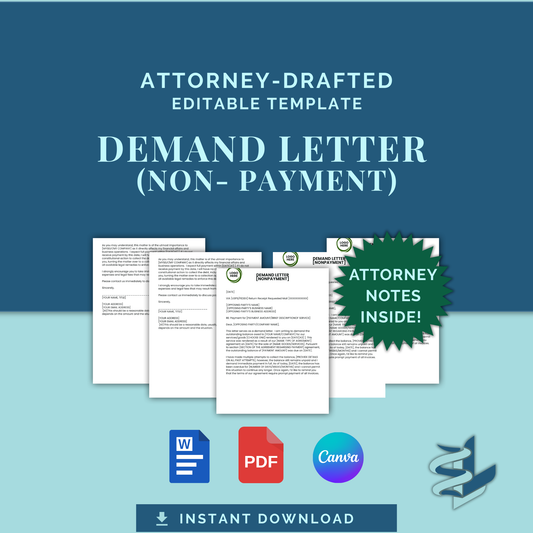 Demand Letter - Non-payment