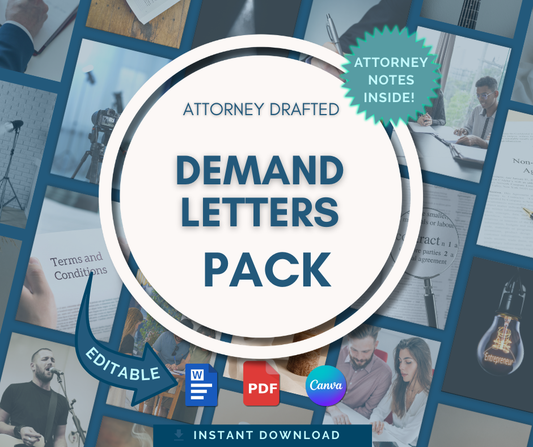Demand Letters Pack