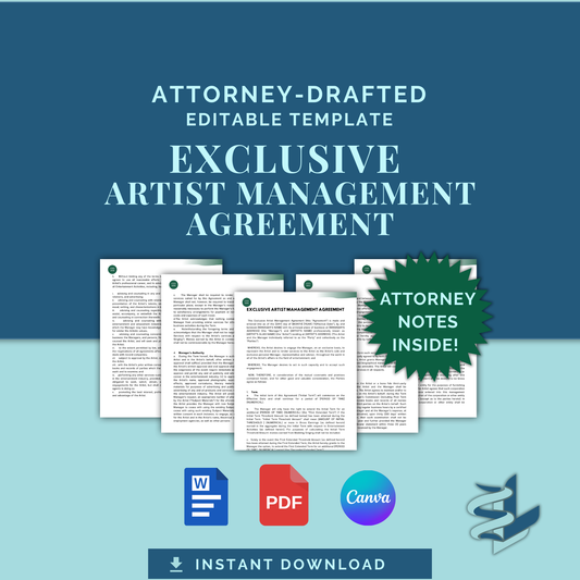 Exclusive Artist Management Agreement