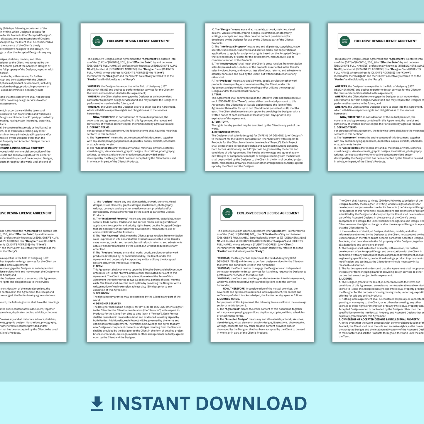 Design License Agreement - Exclusive