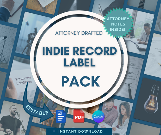 Indie Record Label Pack