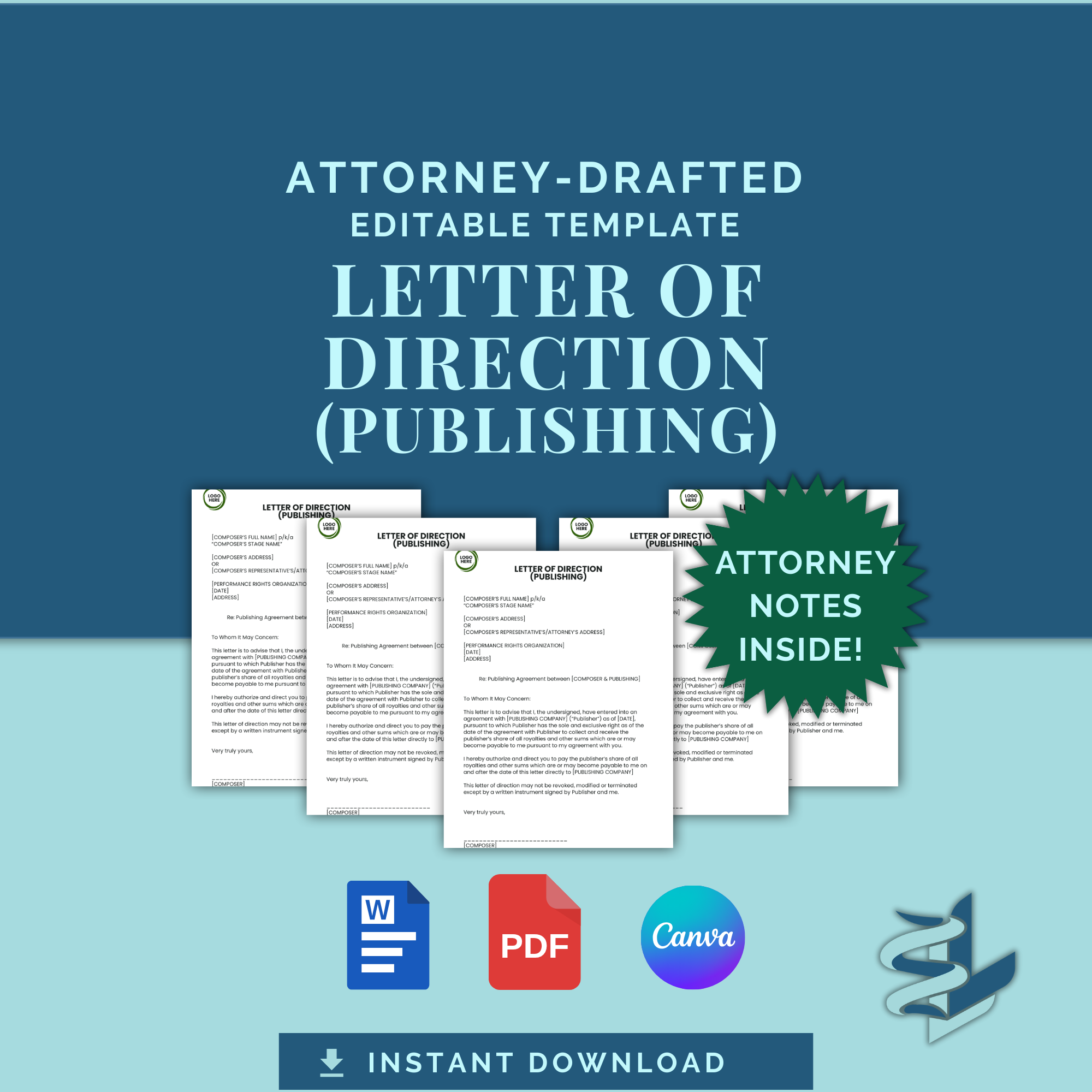 Letter of Direction - (Publishing) – Spring Up Legal Locker