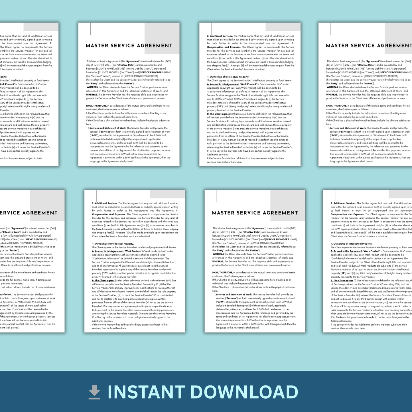 Master Service Agreement