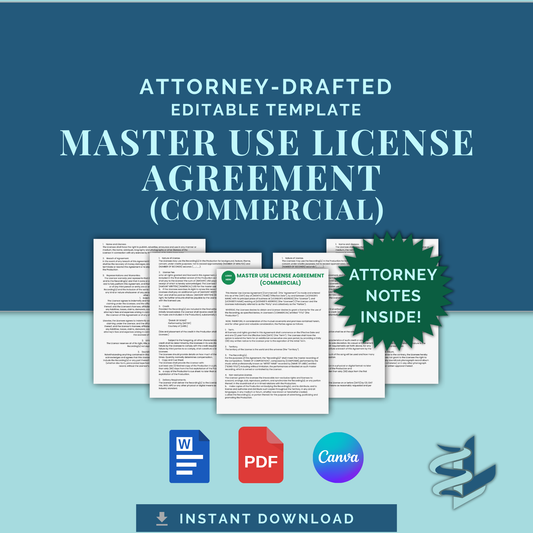 Master Use License Agreement - Commercial