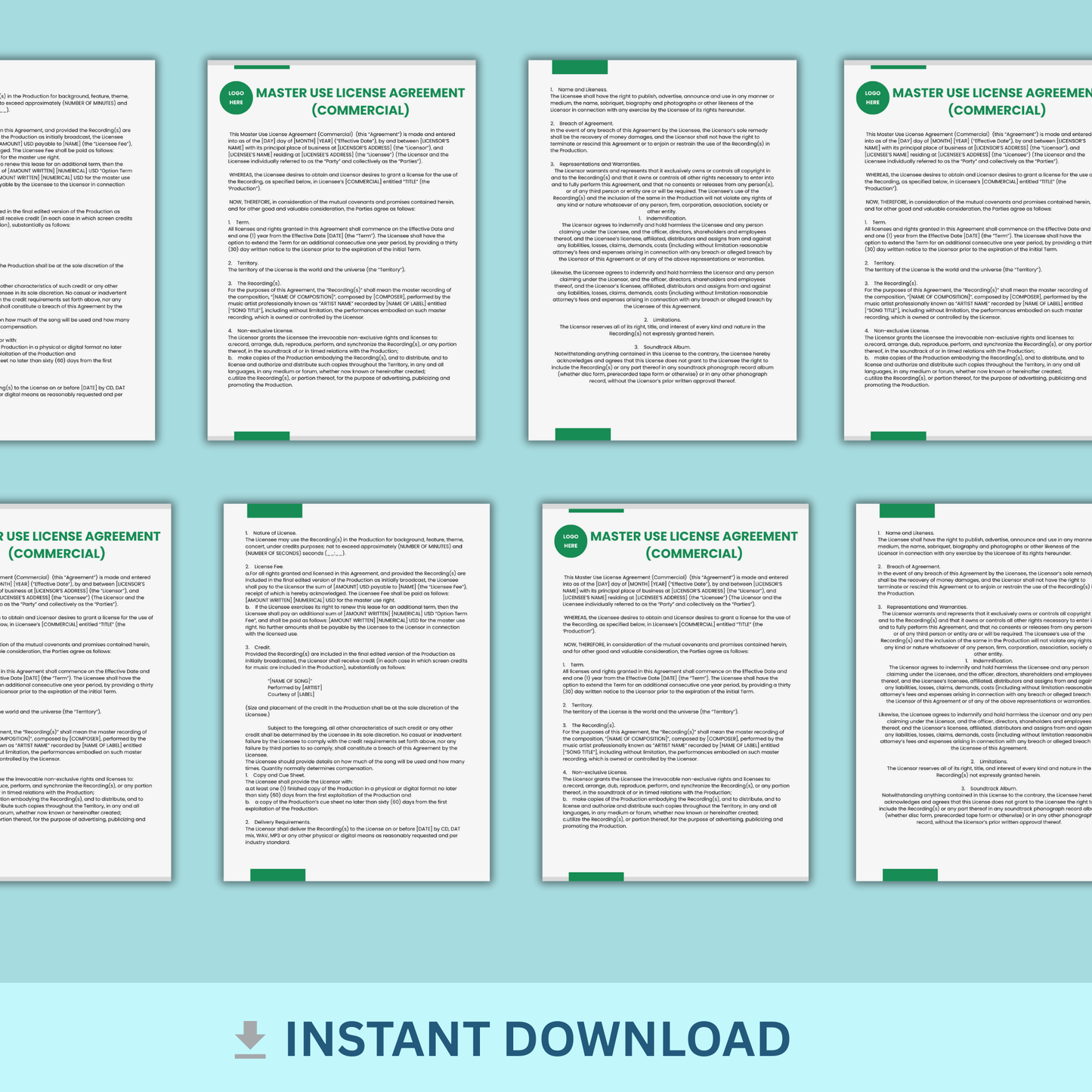 Master Use License Agreement - Commercial