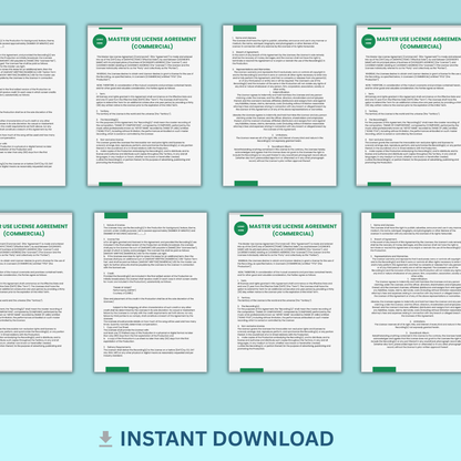 Master Use License Agreement - Commercial