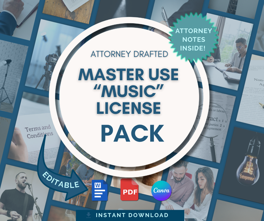Master Use "Music" License Pack
