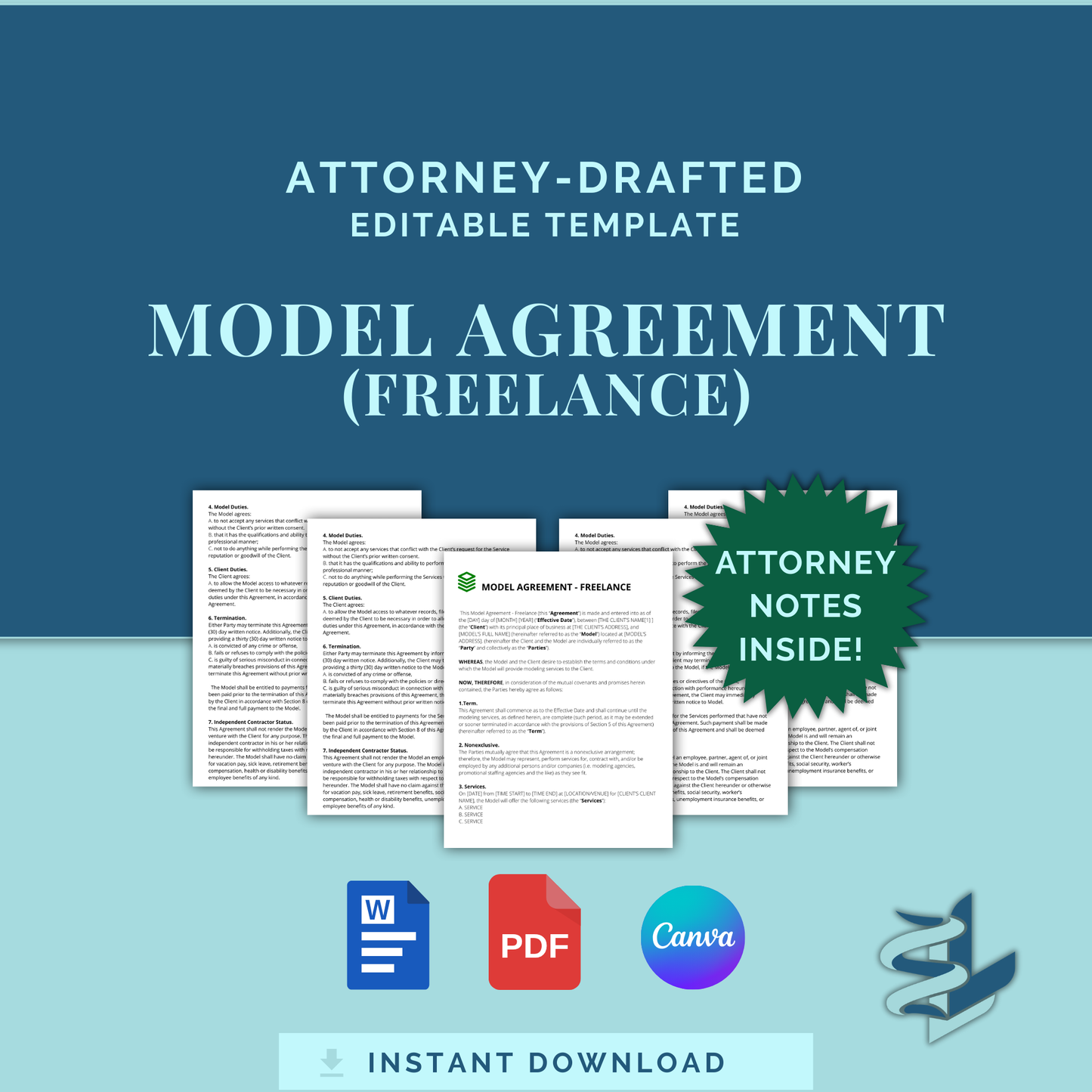 Model Agreement - Freelance