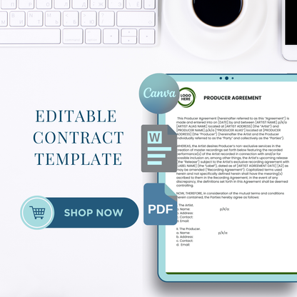 Music Producer Agreement