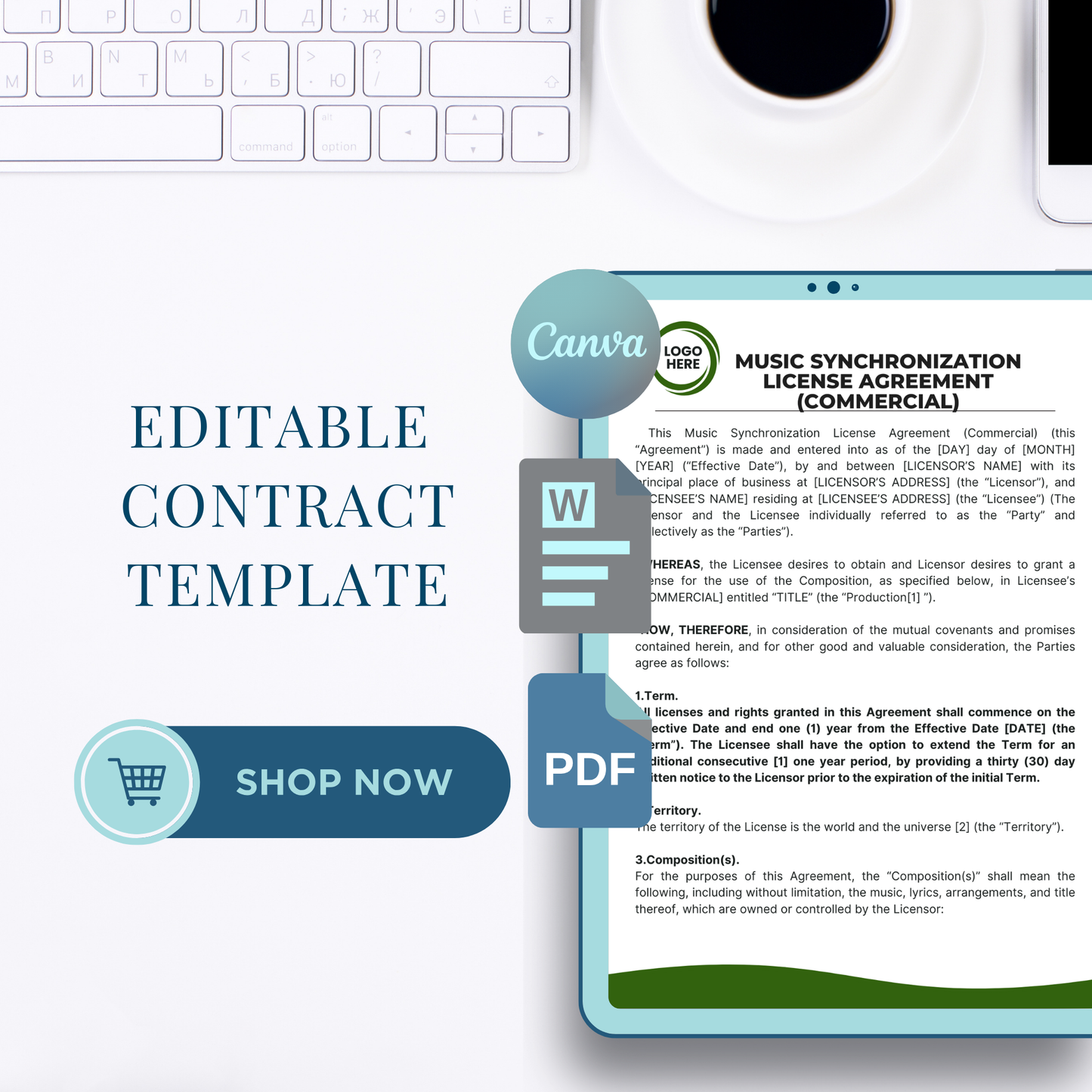 Music Synchronization License Agreement - Commercial