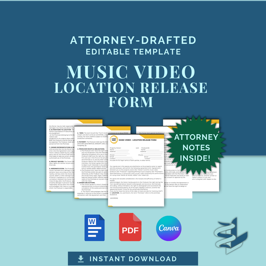 Music Video - Location Release