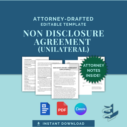Non-Disclosure Agreement - Unilateral