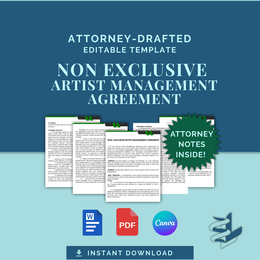Artist Management Agreement - Non-Exclusive