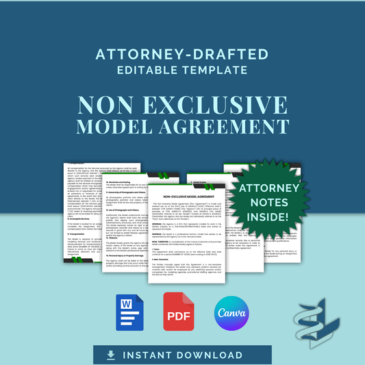 Model Agreement - Non-Exclusive