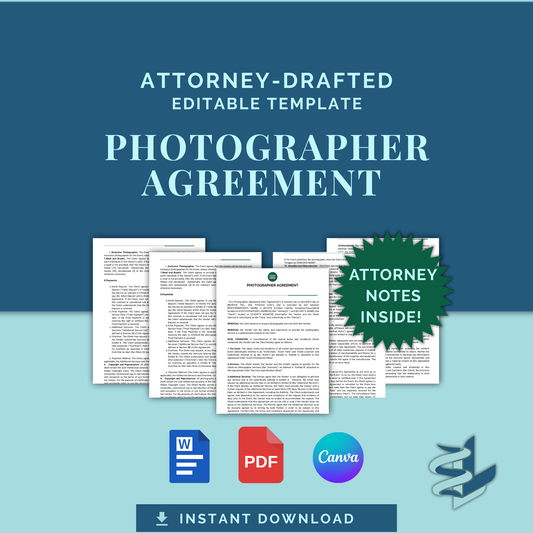 Photographer Agreement