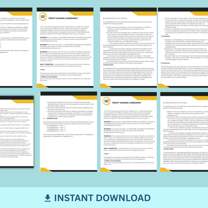 Profit Sharing Agreement