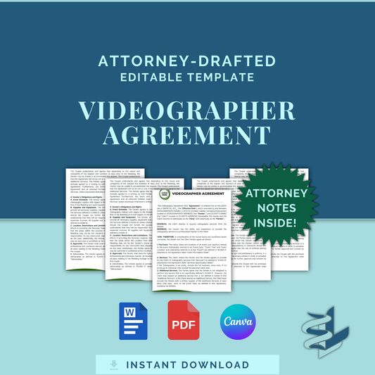 Videographer Agreement