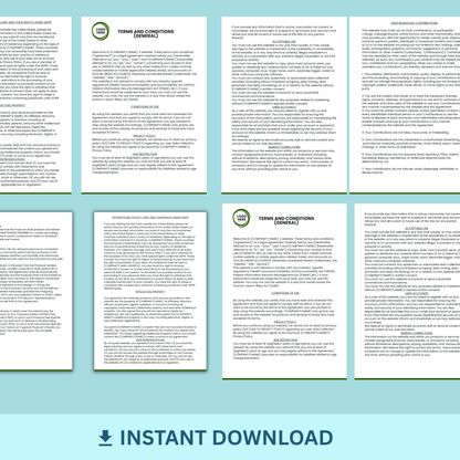 Website - Terms and Conditions (General)