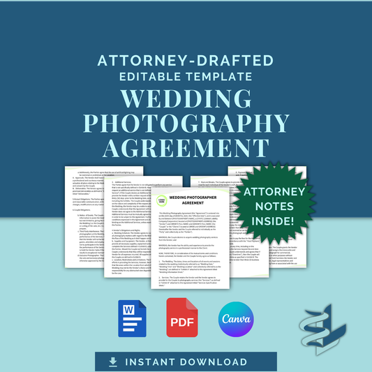Wedding Photography Agreement