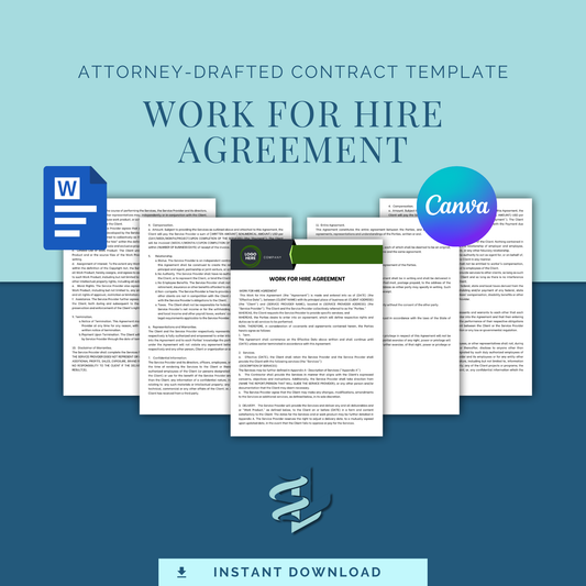 Work For Hire Agreement